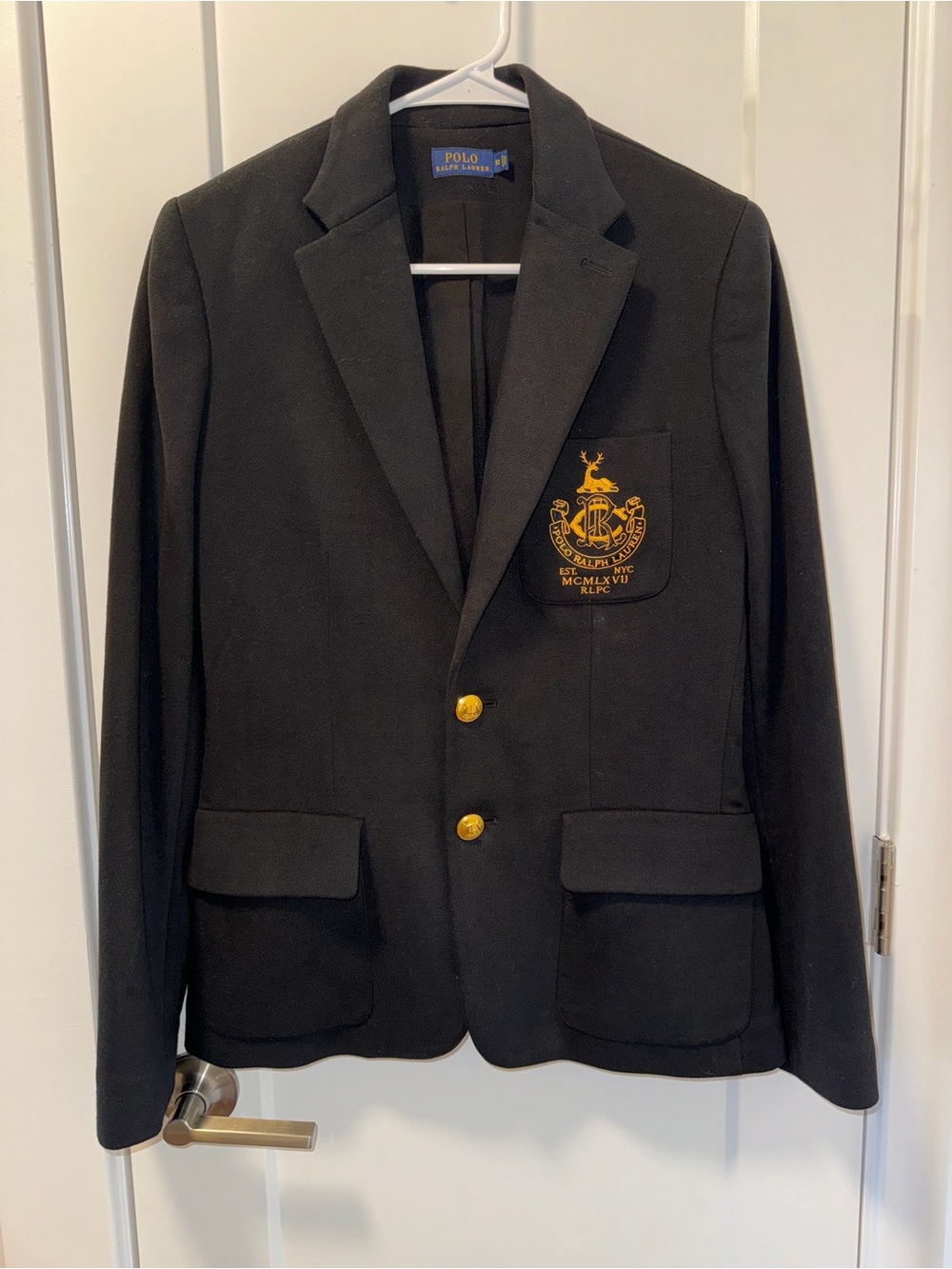 Polo by Ralph Lauren Black Blazer - size 10